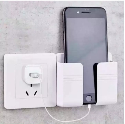 [HCM](HÀNG TỐT)  KỆ DÁN TƯỜNG ĐỂ REMOTE-ĐỒ DÙNG/ GIÁ ĐỠ SẠC ĐIỆN THOẠI - CÓ MÓC TREO GIỮ DÂY ĐIỆN