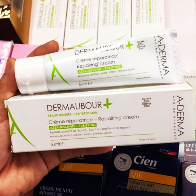 [FREESHIPMAX] Kem làm dịu da, dưỡng da chuyên sau Aderma Dermalibour 50ml/100ml cho bé viêm da cơ địa, viêm da dị ứng, mẩn ngứa