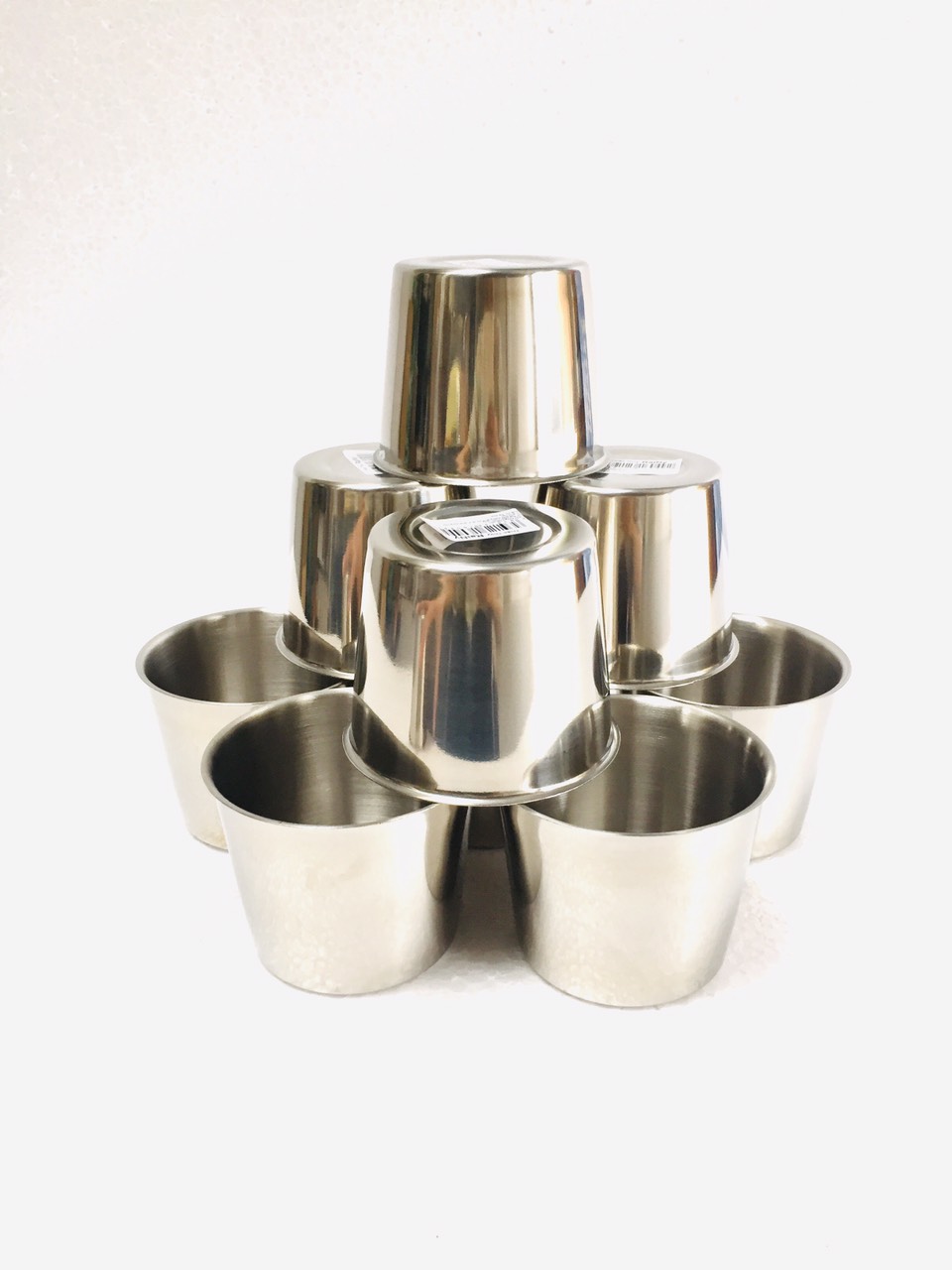 Bộ 10 ly làm đá inox Rainy từ 7cm đến 10cm-mclv