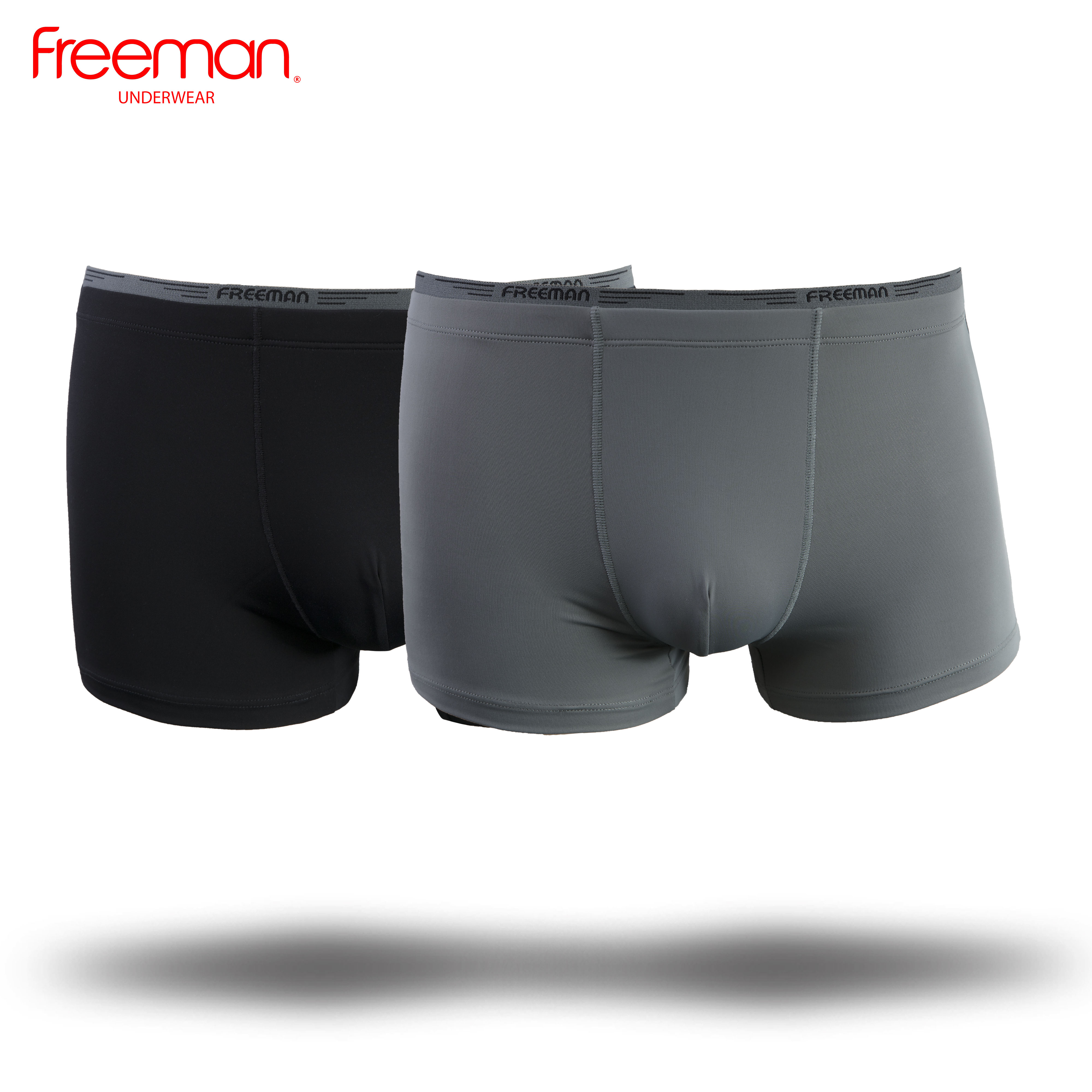 Quần lót boxer nam thun lạnh 2 da cao cấp Freeman - 6525
