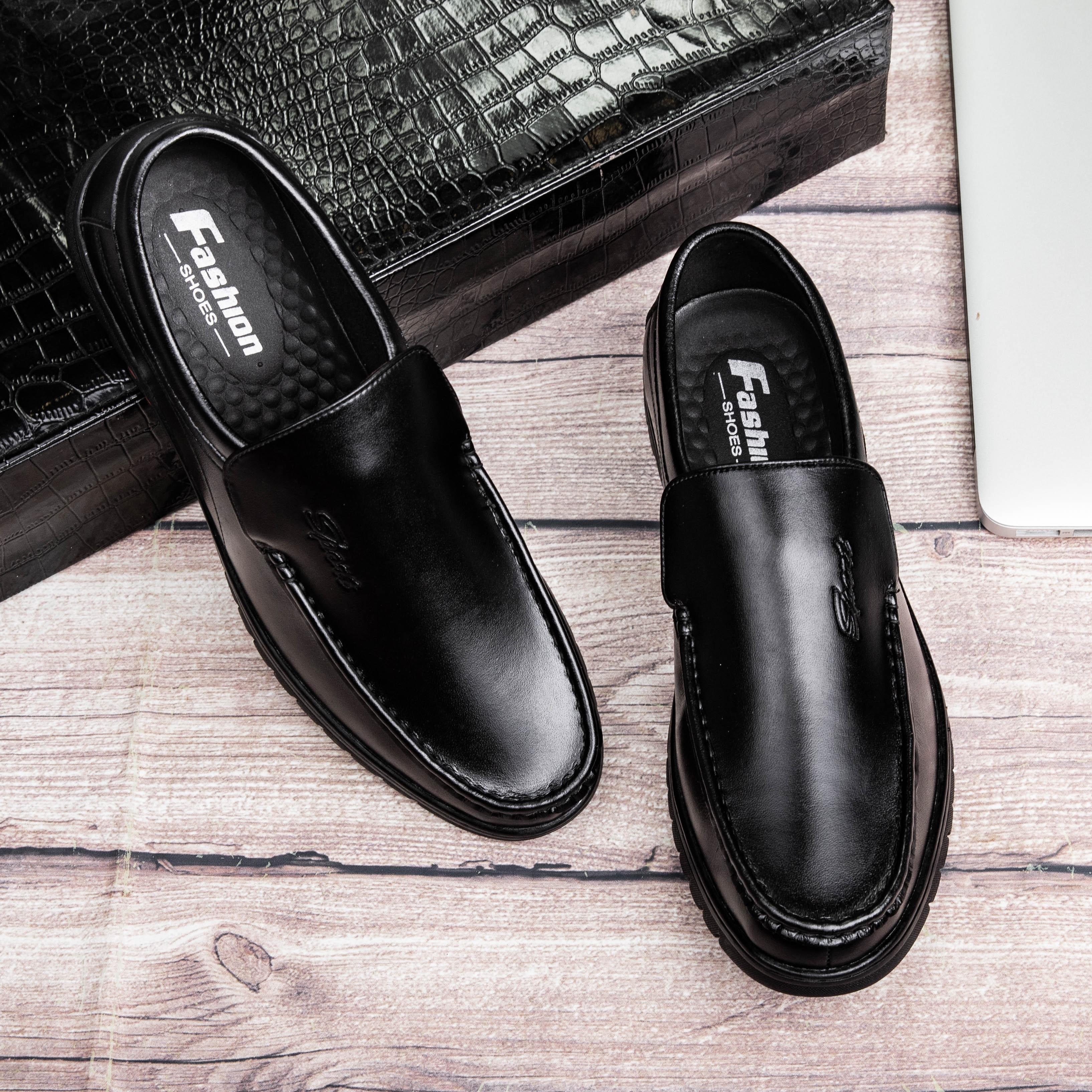 [Hoàn Tiền 15%]Giày tây nam công sở da bò lịch lãm sang trọng Fashion