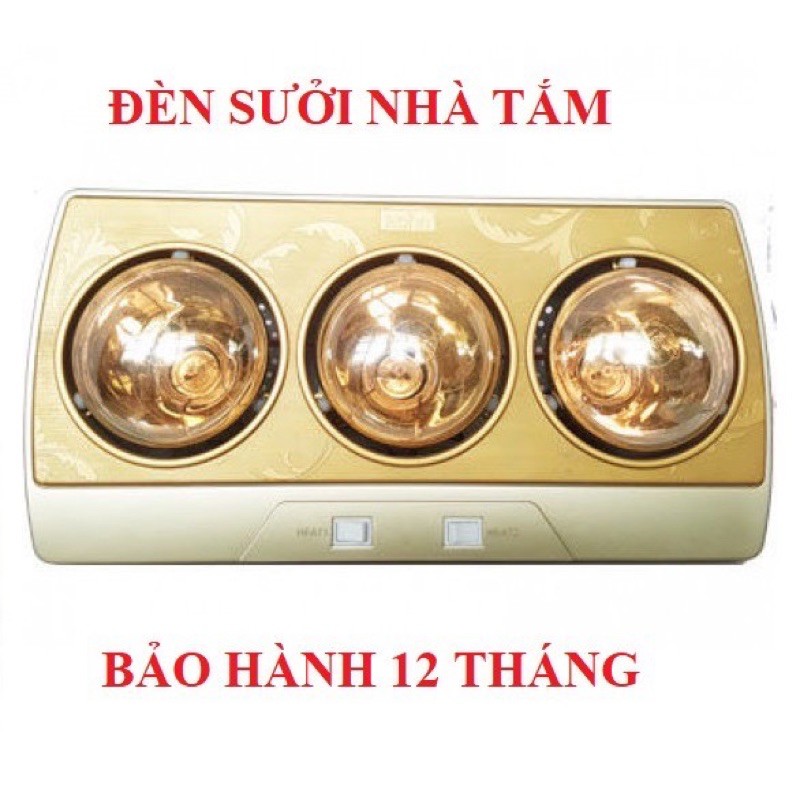 [BH 6 tháng 1 đổi 1] Đèn Sưởi Nhà Tắm 3 Bóng Và 2 Bóng KOTTMAN - Đèn Sưởi Nhà Tắm