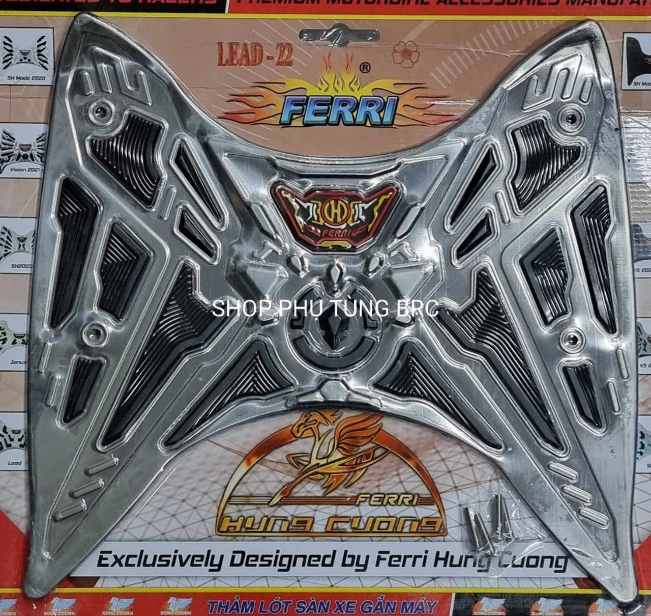 Thảm INOX để chân xe LEAD 2022 ( CÓ ỐC KÈM THEO)