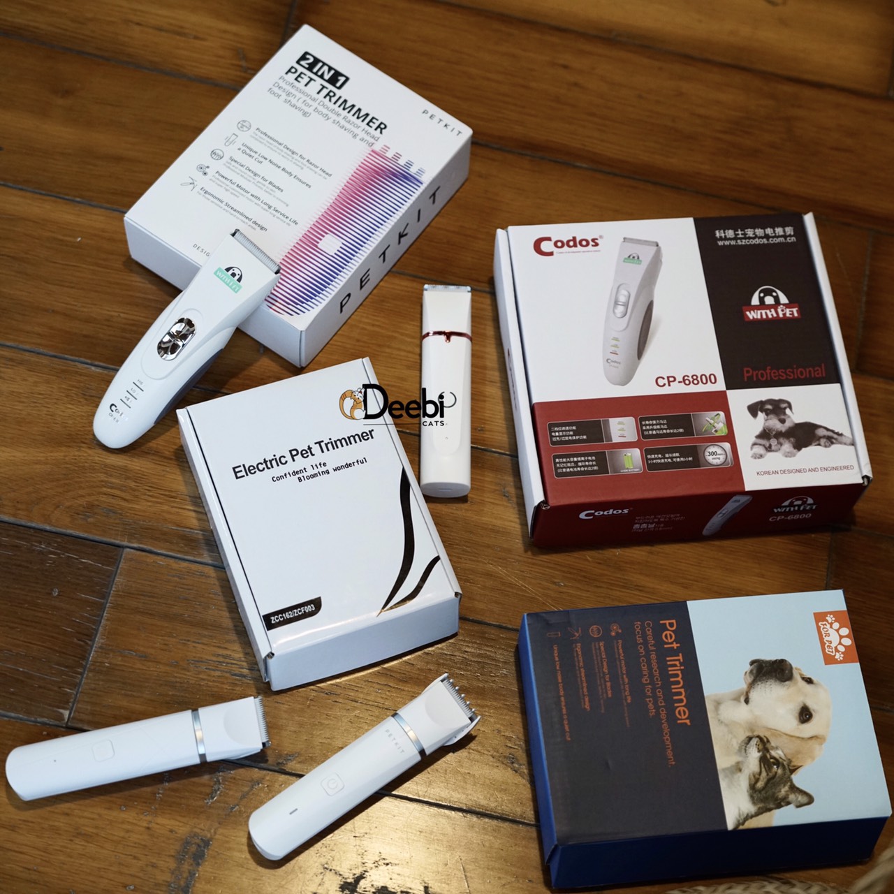 Tông đơ cắt lông chó mèo máy tăng đơ cạo tỉa lông Codos Petkit 4in1