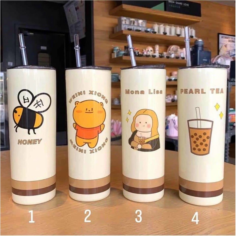 Bình - ly giữ nhiệt con ong 650ml siêu hót hít