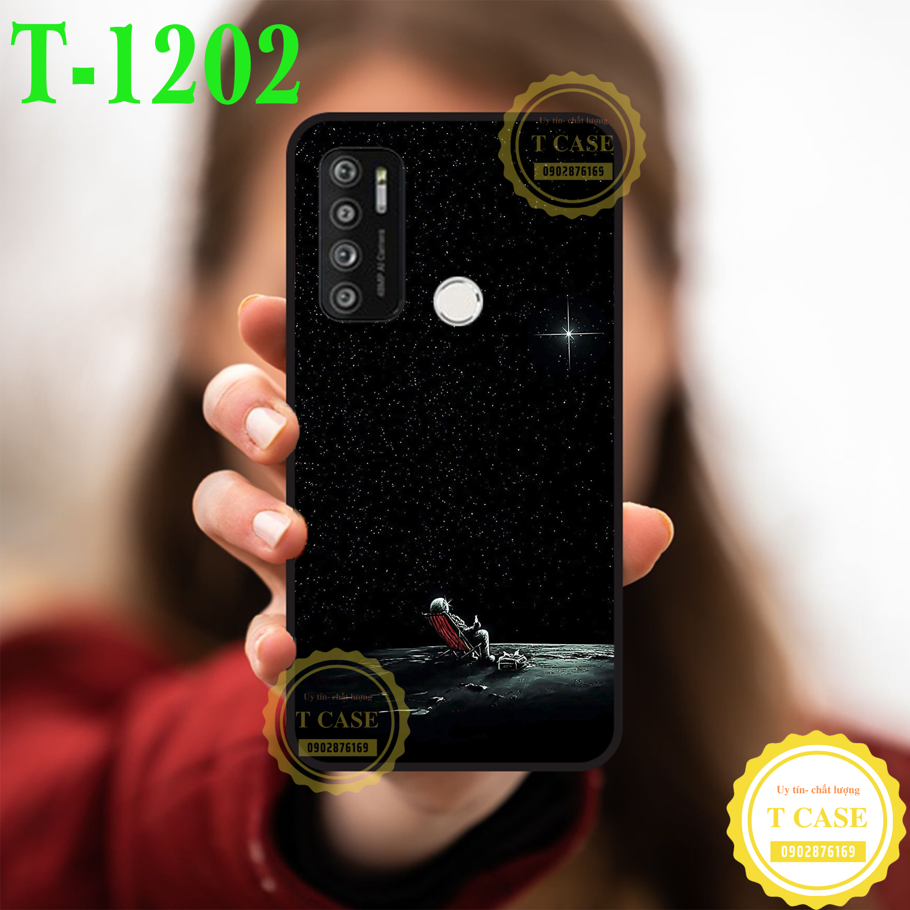 [HCM]Ốp lưng Vsmart Live 4 - TPU dẻo in hình Không gian vũ trụ