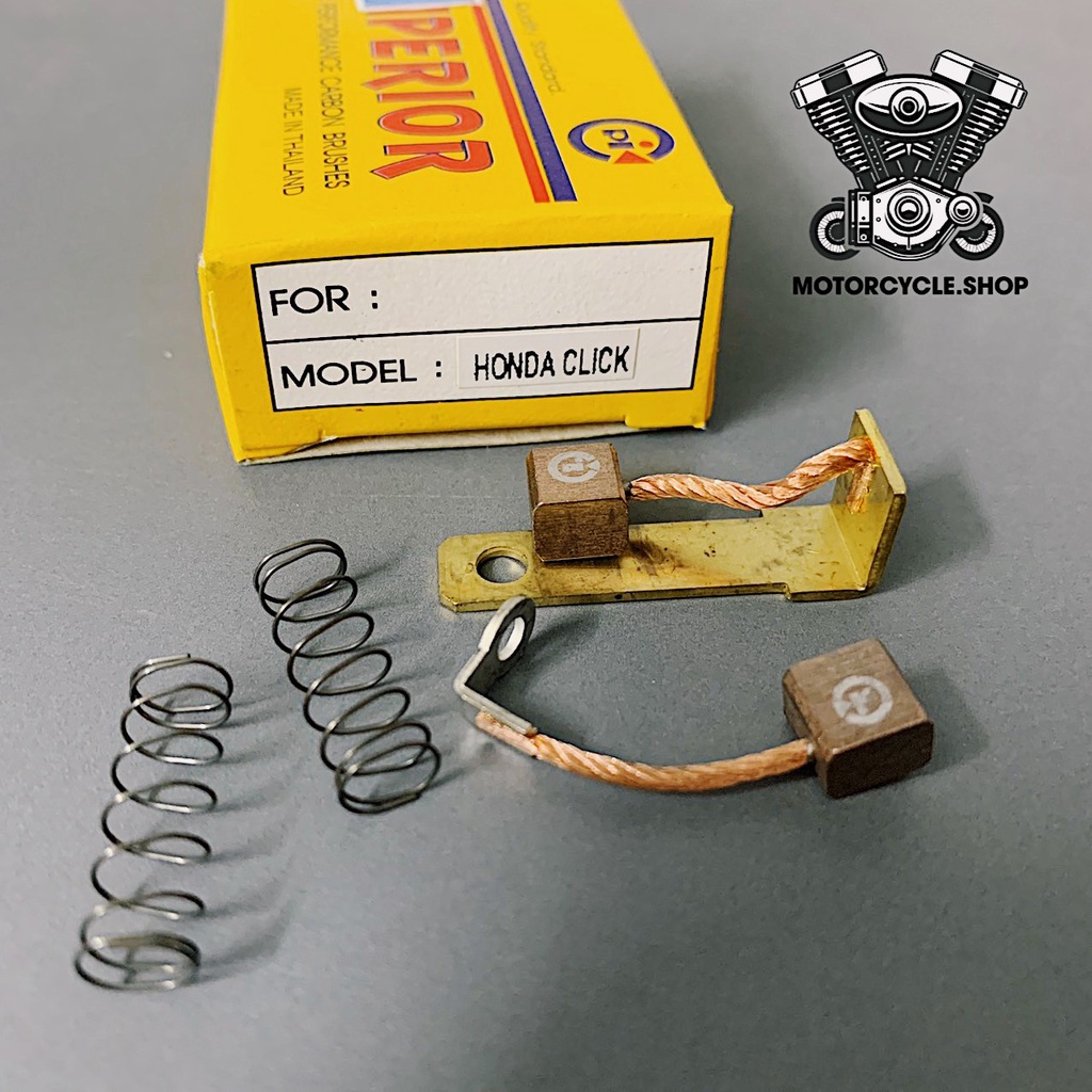 Chổi than, than đề cho các loại xe máy honda, yamaha hàng nhập thái