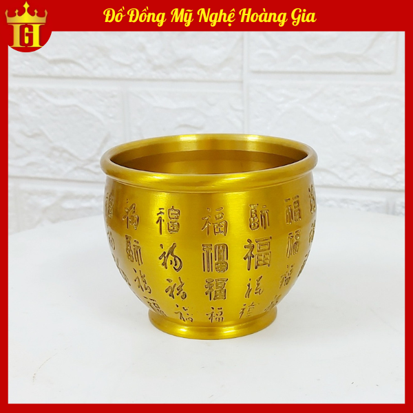 Bát tụ bảo, tụ tài tụ lộc bằng đồng