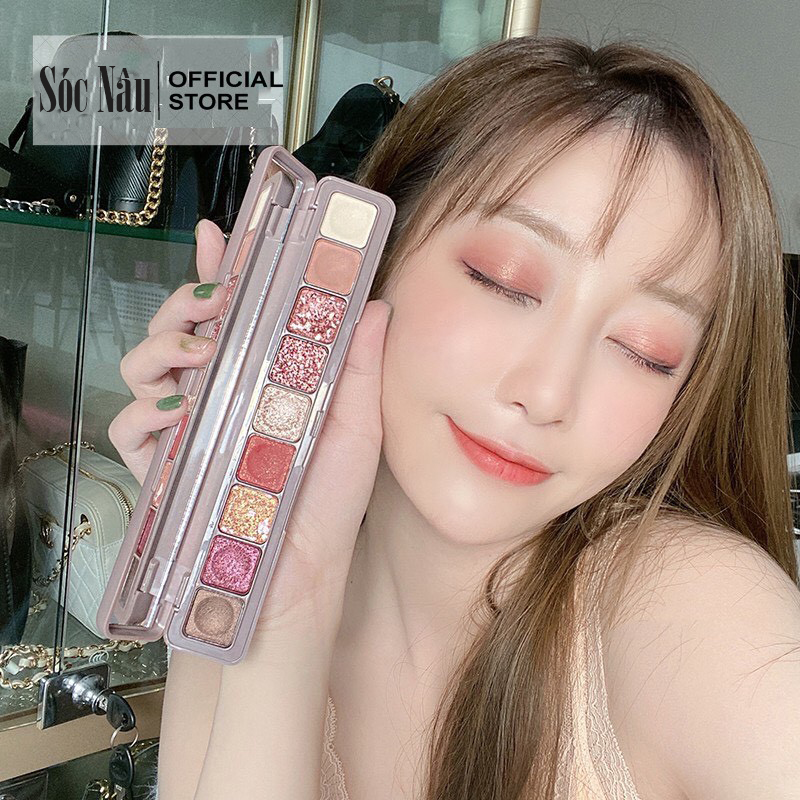Phấn mắt 8 ô màu đẹp - lameila