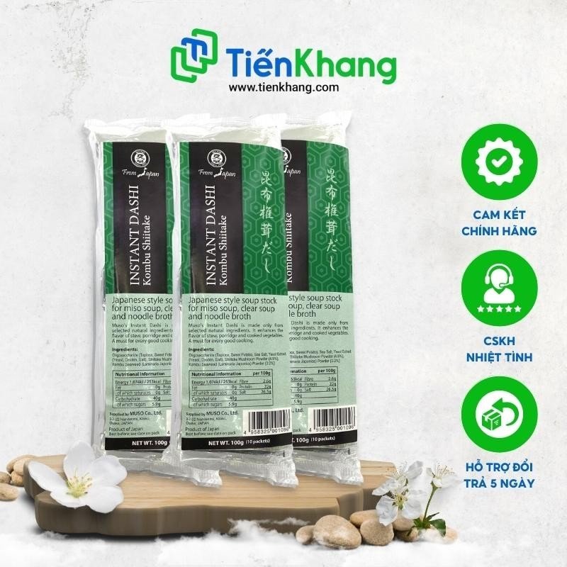 Bột nêm shiiteka dashi - bột nêm nấm - dây