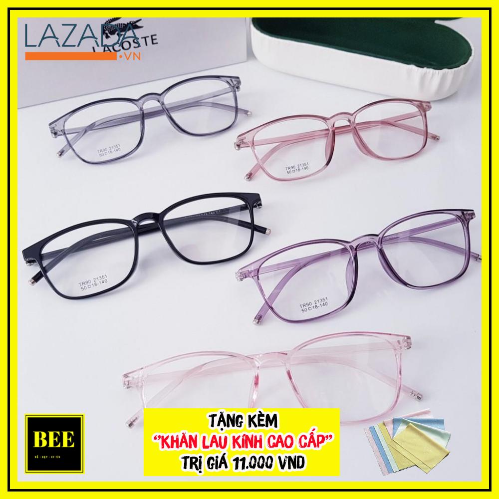 Kính thời trang nữ BEE161 giả cận gọng dẻo shady hàn quốc cực đẹp + TẶNG KÈM KHĂN LAU MẮT KÍNH CAO CẤP TRỊ GIÁ 11K