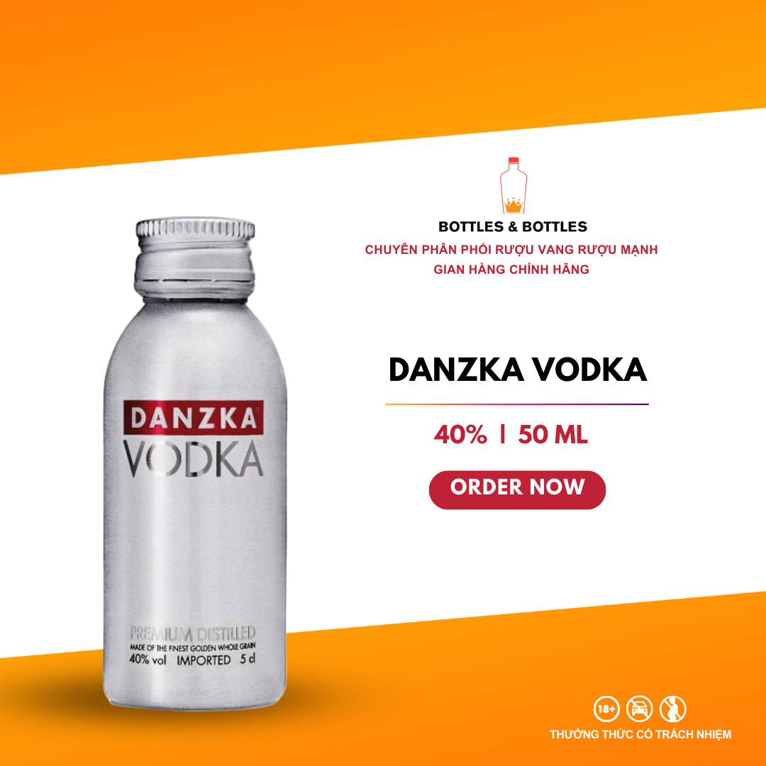 [HÀNG TẶNG KHÔNG BÁN] - Rượu Danzka Mini - 40% - 50ML