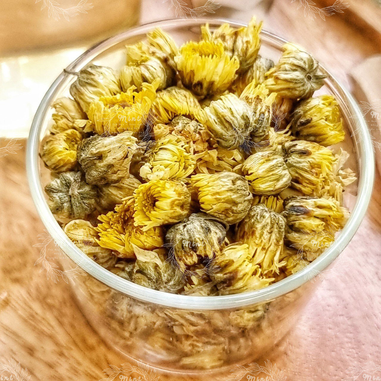 Trà nụ kim cúc - chai thủy tinh cao cấp 230gr