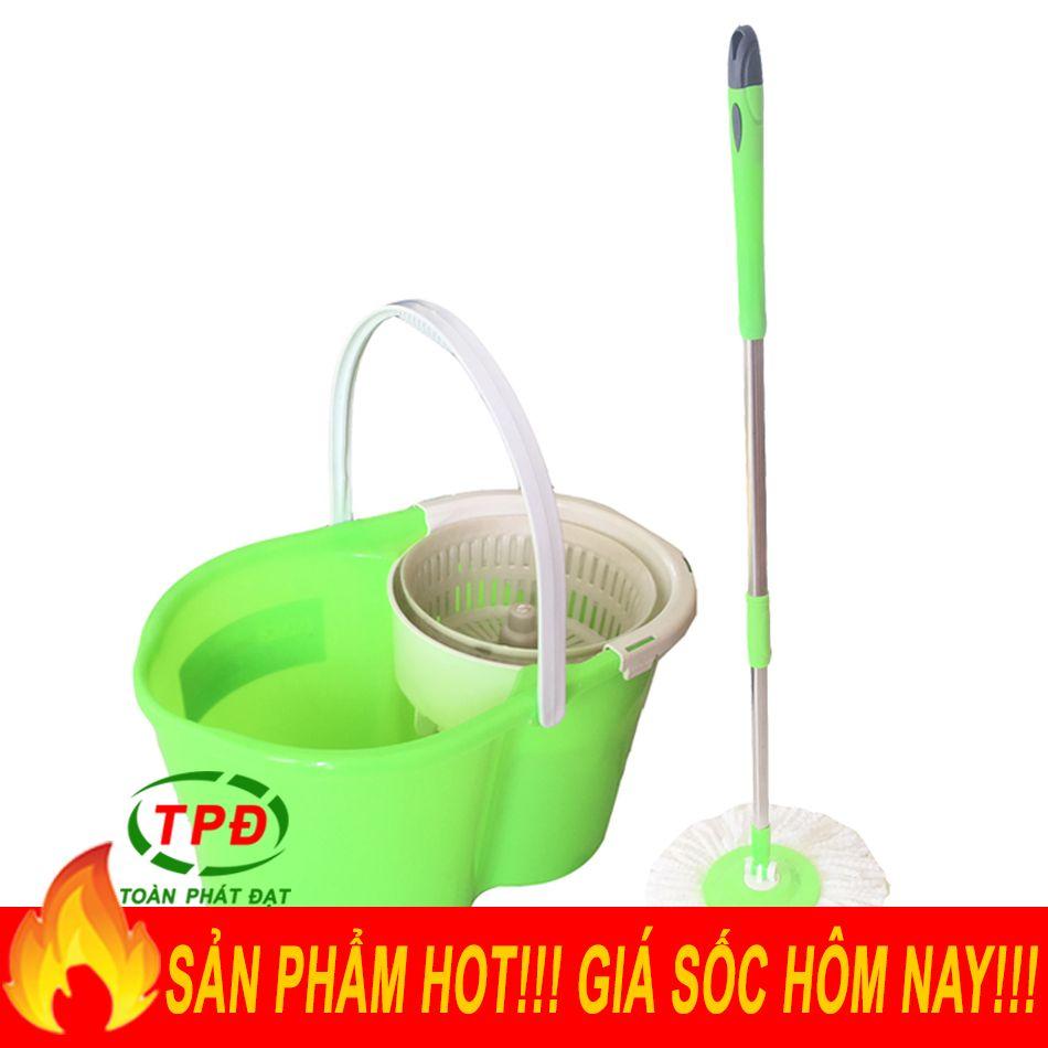 Bộ Lau Nhà 360 Siêu Bền (BB), Thùng Lau Nhà Xoay Tay 360 Giá Rẻ