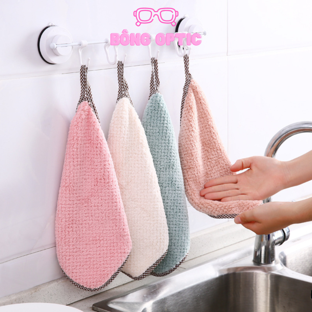 Khăn Lau Dọn Đa Năng Siêu Mềm Thấm Hút Tốt Có Quai Treo