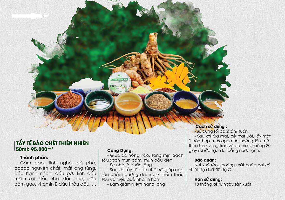[HCM]TẨY TẾ BÀO CHẾT DA MẶT TỪ THIÊN NHIÊN MẸ KEN-Hũ 50ml Sáng Mịn Da Giảm Mụn Đầu Đen