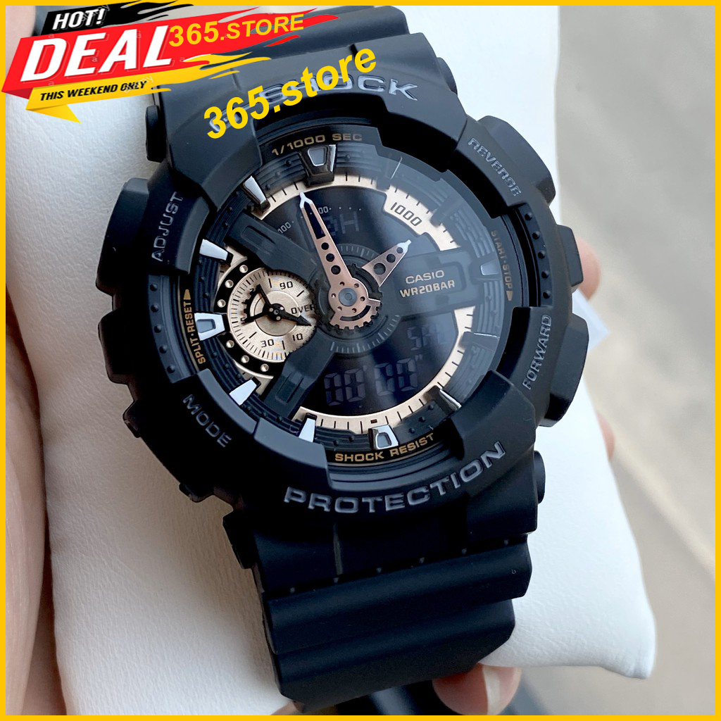 Đồng hồ thể thao điện tử nam nữ casio ga110 & babyg, chống nước chịu va đập siêu bền-365.store