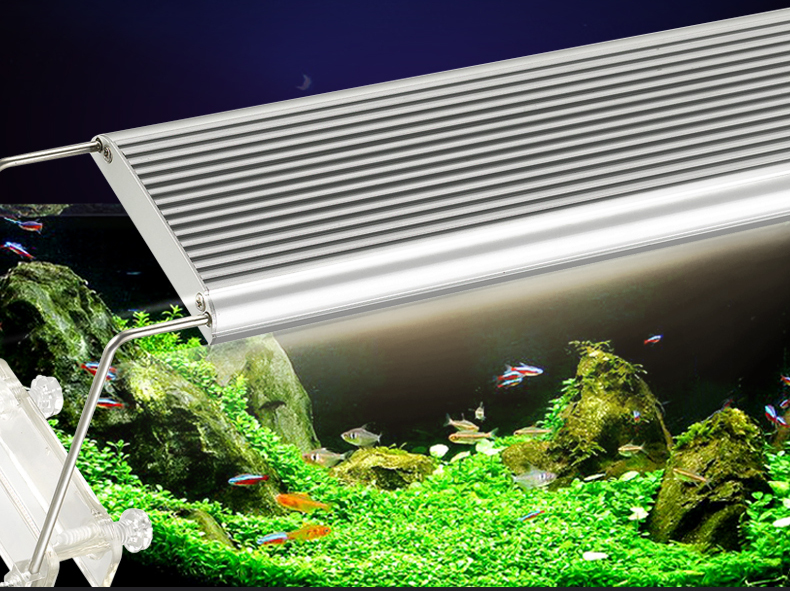 Đèn led Odyssea Slim X300 18w cho hồ 30-40cm máng nhôm cao cấp cho hồ thủy sinh, cá cảnh