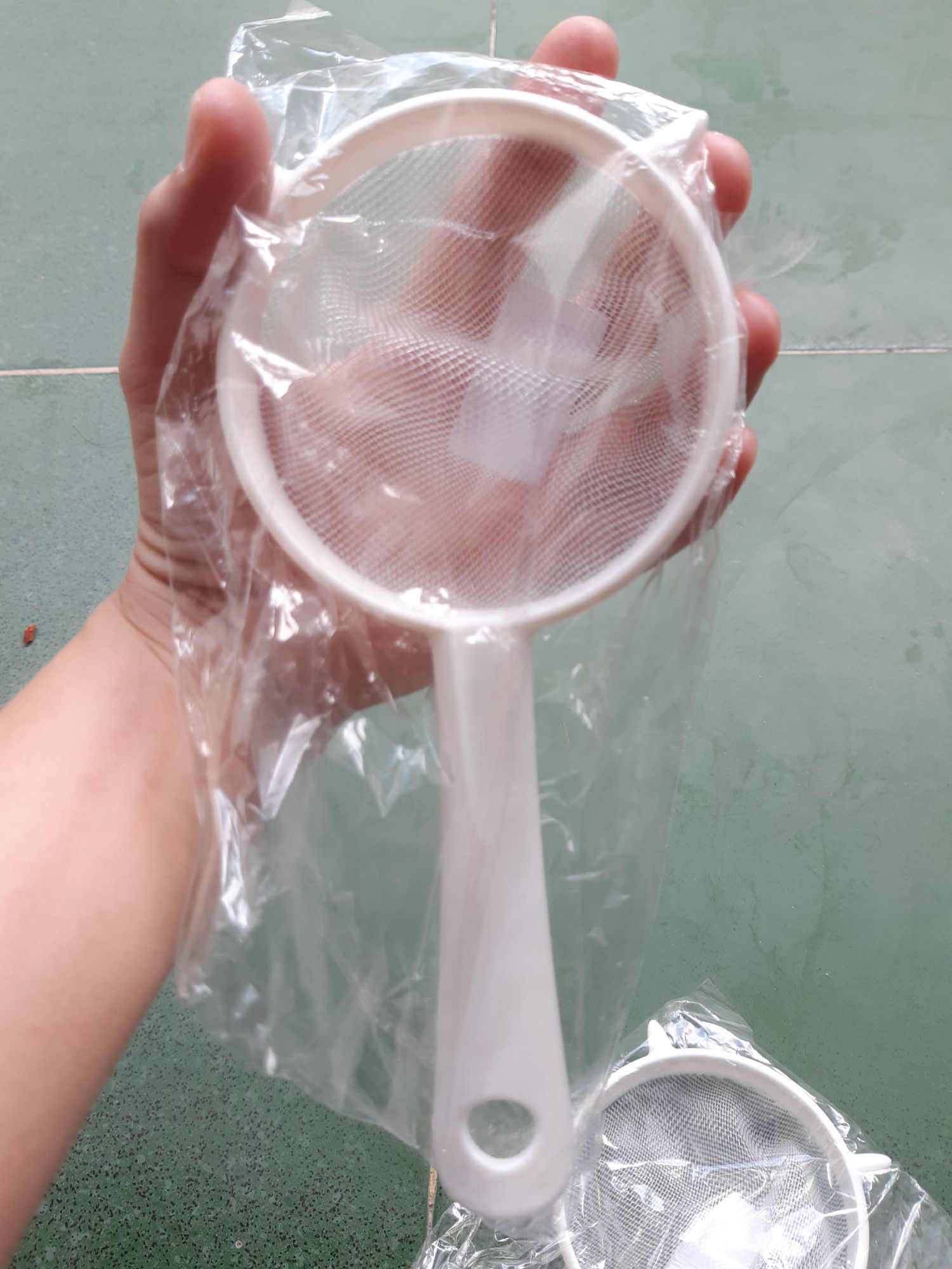 combo 2 phần nấm sữa kefir( 2 rây lọc nhựa, 2 muỗng gỗ, 2 phần nấm 5gr/phần)  nấm làm sữa chua kefir, men nấm kefir