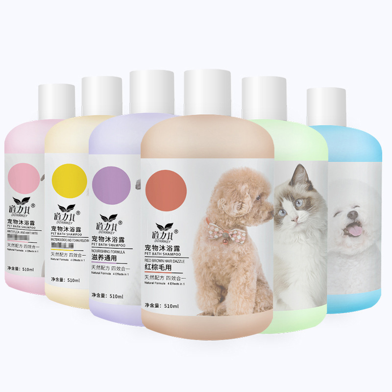 Sữa tắm cho chó Dorrikey 510ml poodle, lông trắng, lông tối màu , Sữa tắm chó mèo