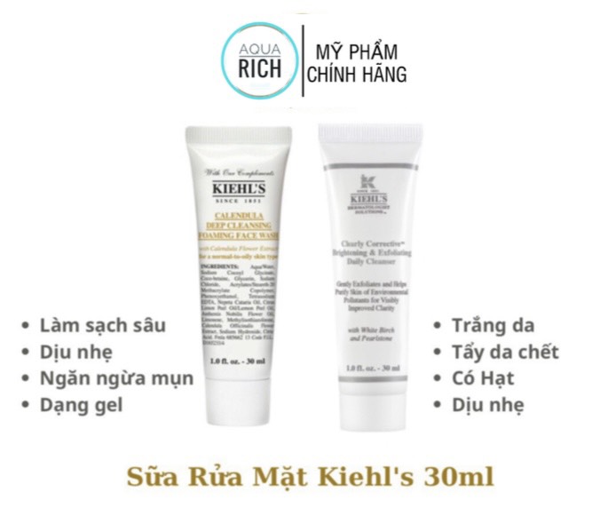 Sữa Rửa Mặt Kiehl's Hoa Cúc 30ml Kiehls