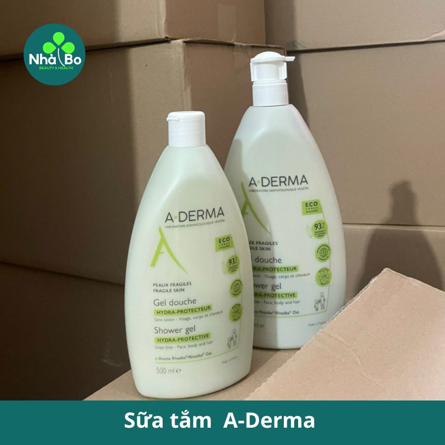 Sữa tắm Aderma cho da mụn, da viêm, da nhạy cảm (MẪU MỚI)