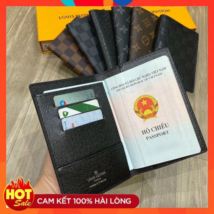 [hcm][fullbox] bọc hộ chiếu lv siêu sang chảnh cực tiện lợi 1