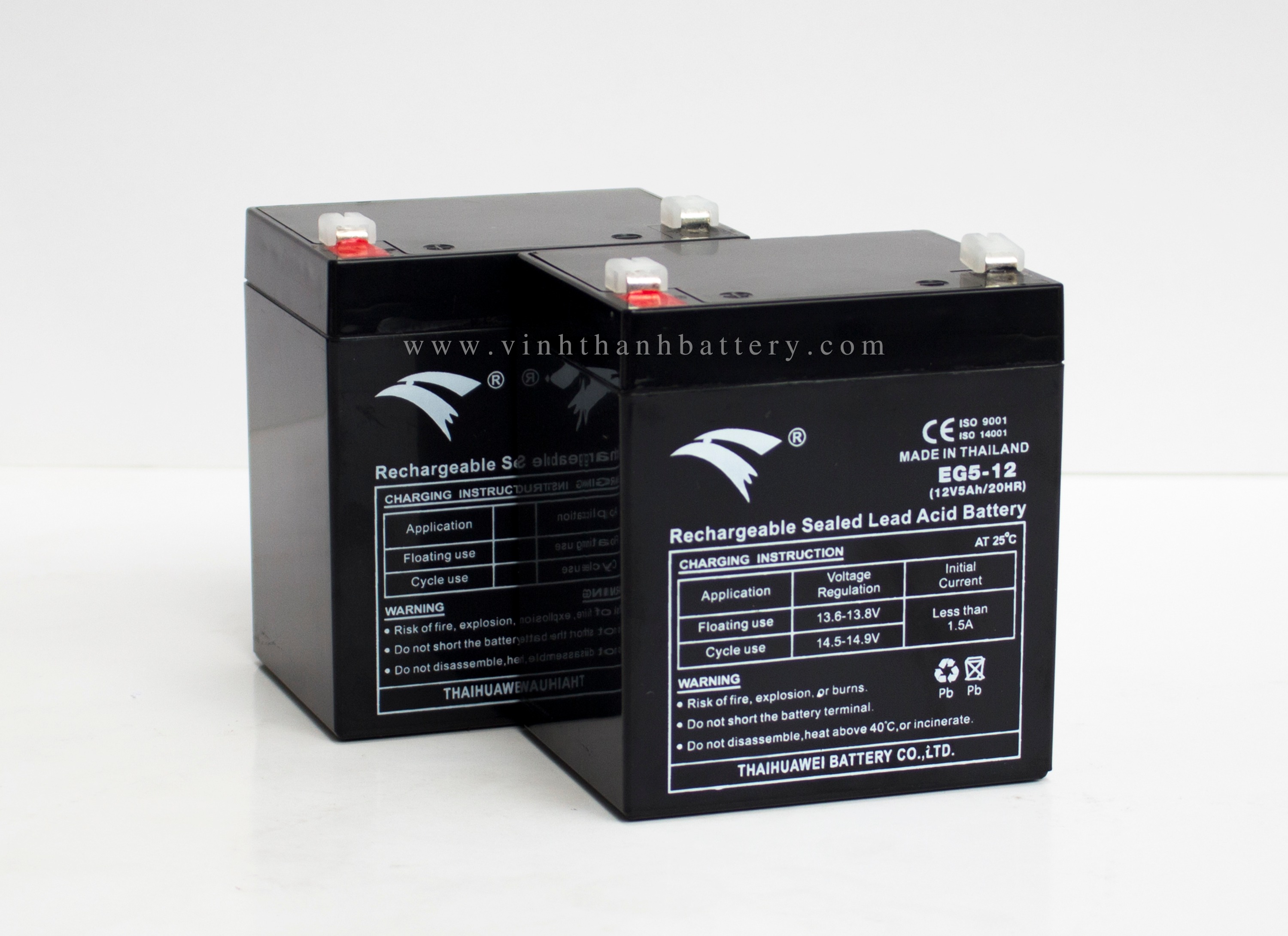 HCMBình ắc quy UPS xe đạp điện EAGLE 12V - 5Ah EG5-12