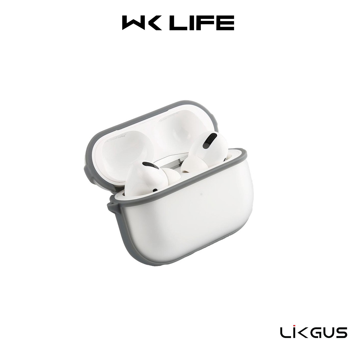 Vỏ Case Airpods Pro LIKGUS Nhám Mờ Chống Vân Chống Sốc