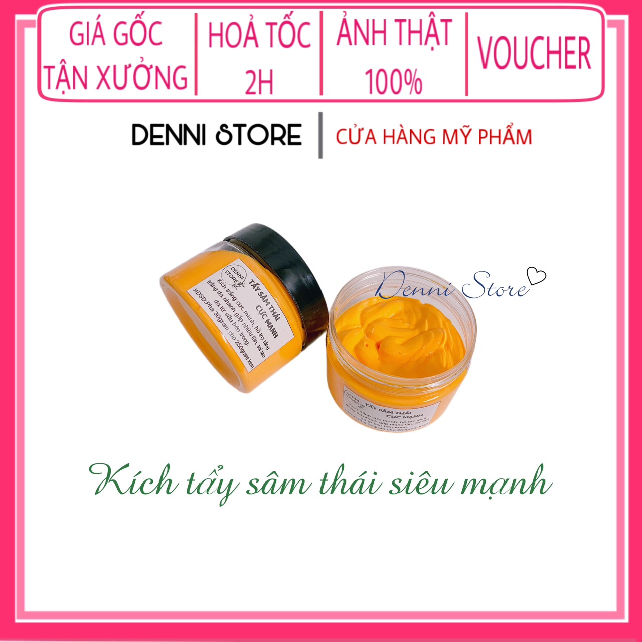 Lẻ hộp kích tẩy sâm xịn cực mạnh 100g
