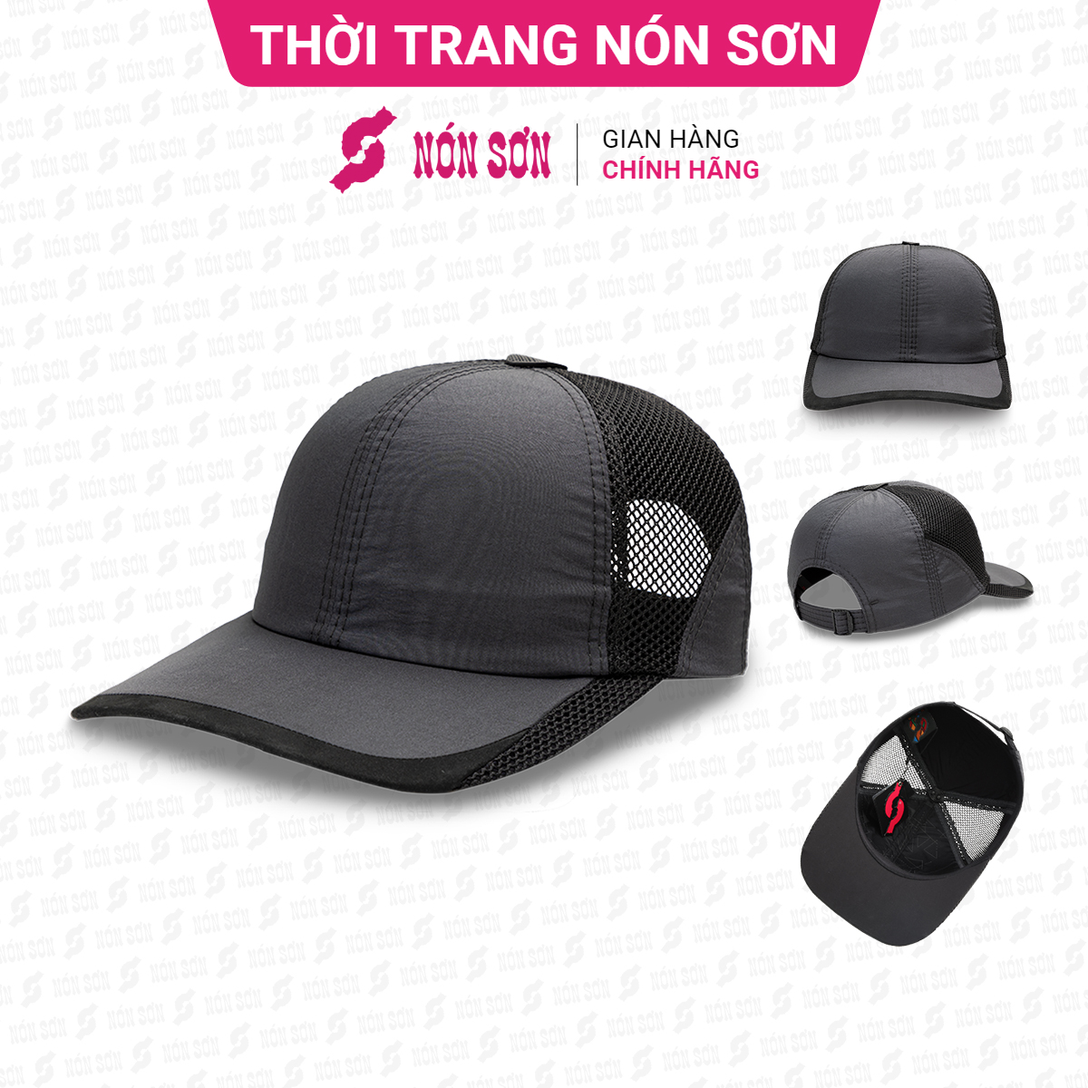 Mũ kết lưỡi trai nam nữ nón sơn chính hãng mc013-xm1