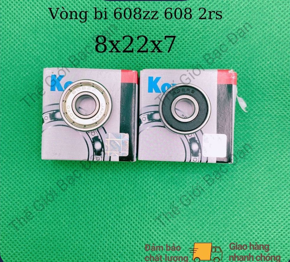 Vòng bi bạc đạn 608zz 608 2rs Koyo - hàng đẹp chất lượng cao - Thế giới bạc đạn