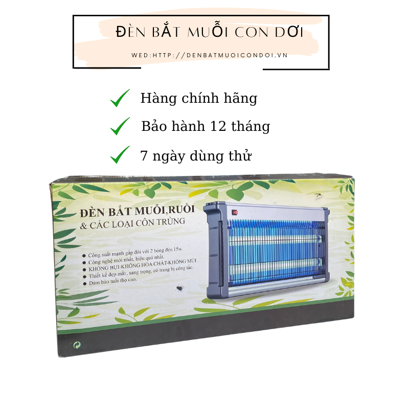 Đèn diệt côn trùng công nghiệp con dơi cn05- 35w diệt 100m2