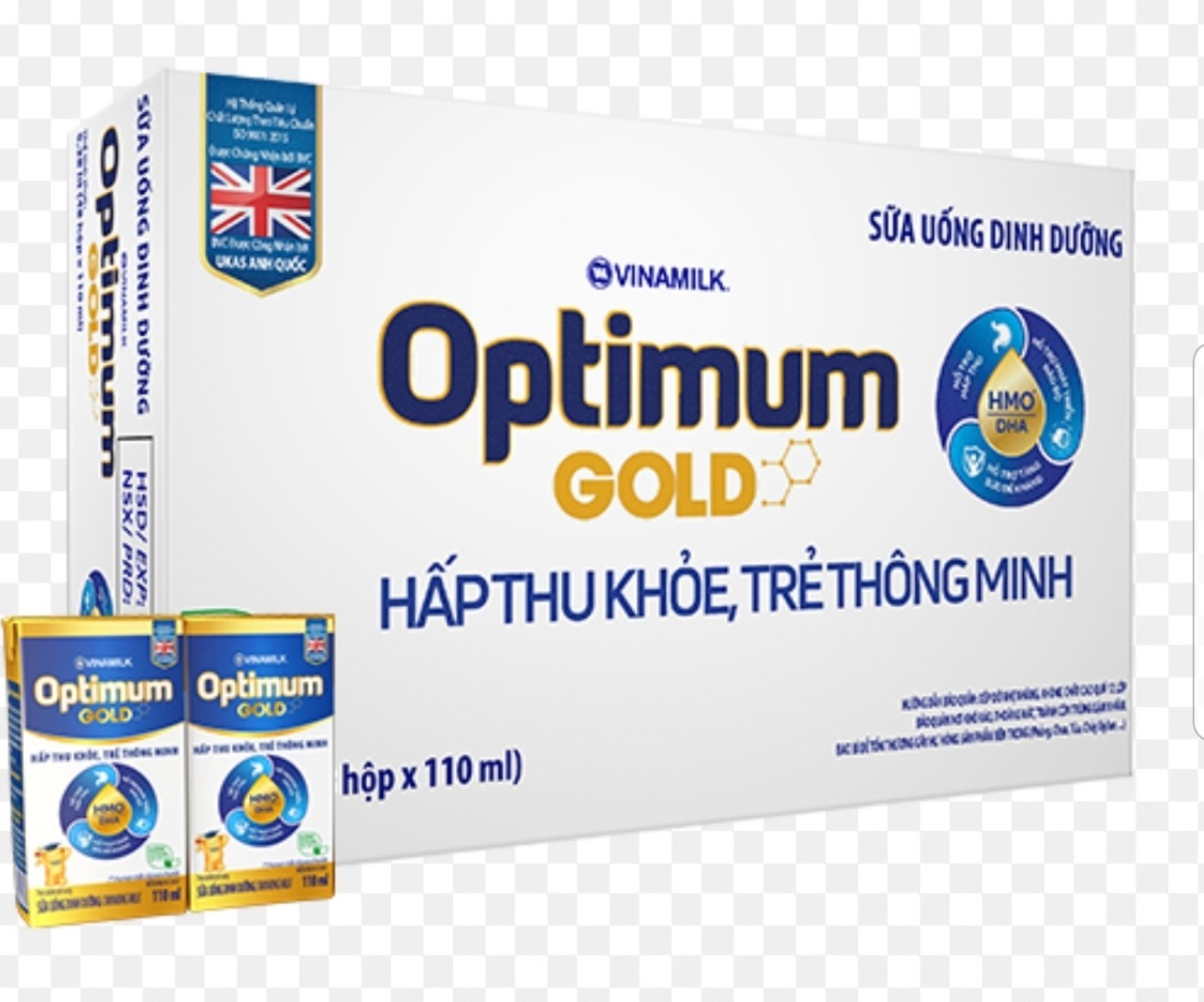SỮA BỘT PHA SẴN OPTIMUM GOLD 48 hộp 180ML