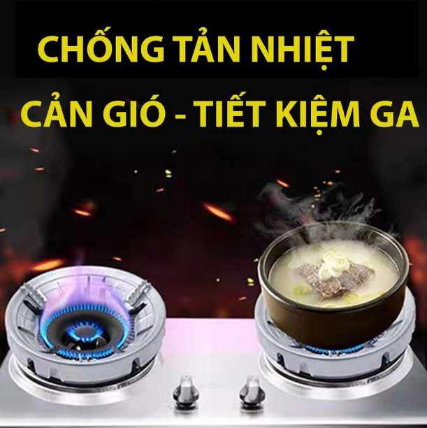 [HCM](1 CẶP)   COMBO 2 KIỀNG BẾP GA CẢN GIÓ CHỐNG TẢN NHIỆT GIÚP TIẾT KIỆM GA NẤU NHANH HƠN HẠN CHẾ PHẢ HƠI NÓNG VÀO NGƯỜI NẤU