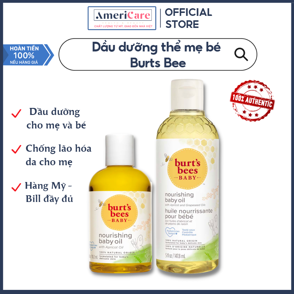 Dầu Dưỡng Burt s Bee Americarevn