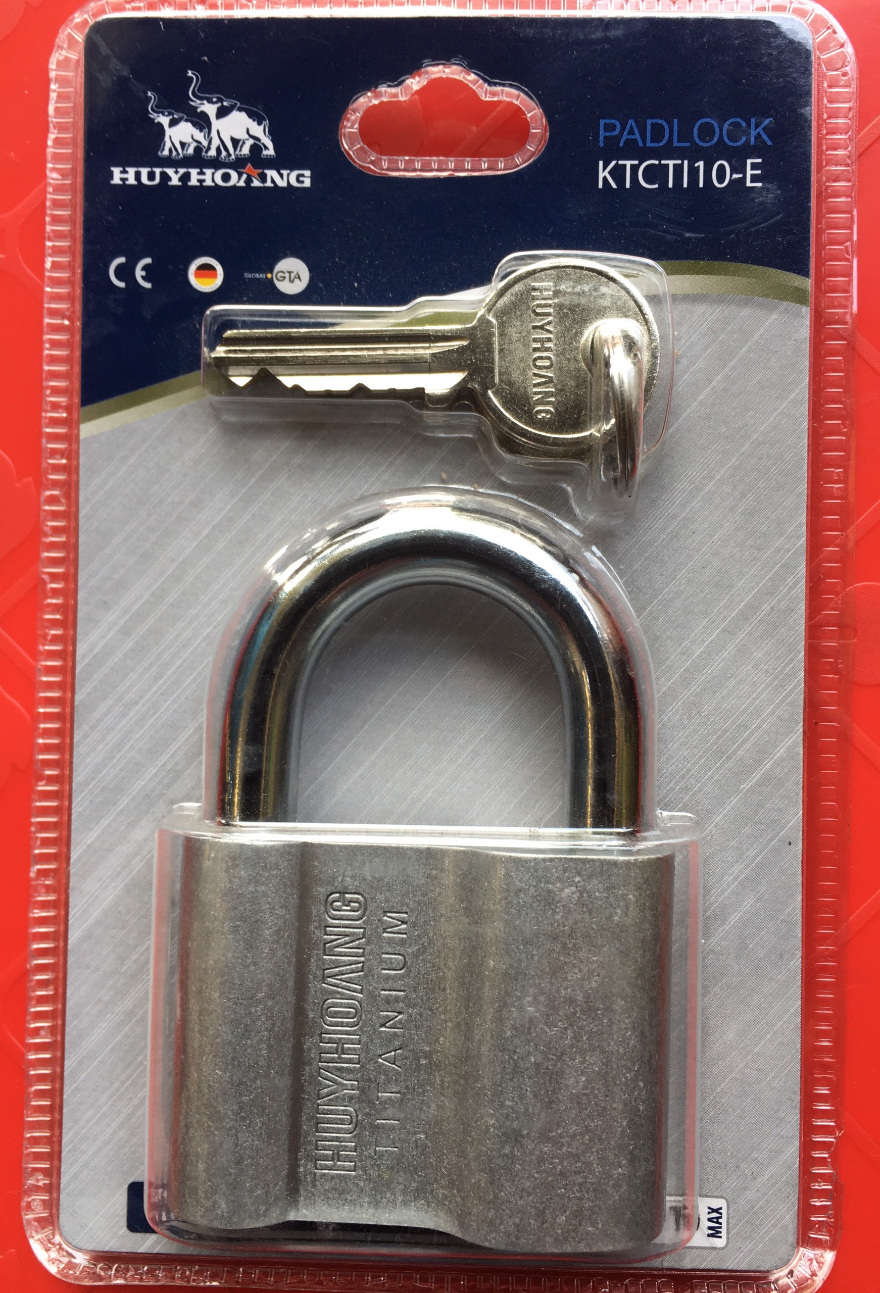 [HCM]Khóa Huy Hoàng TiTanium 60mm