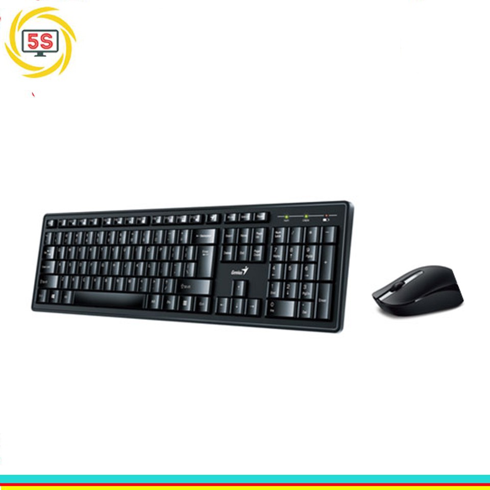 Bộ bàn phím và chuột không dây genius km-8200| bh 12 tháng