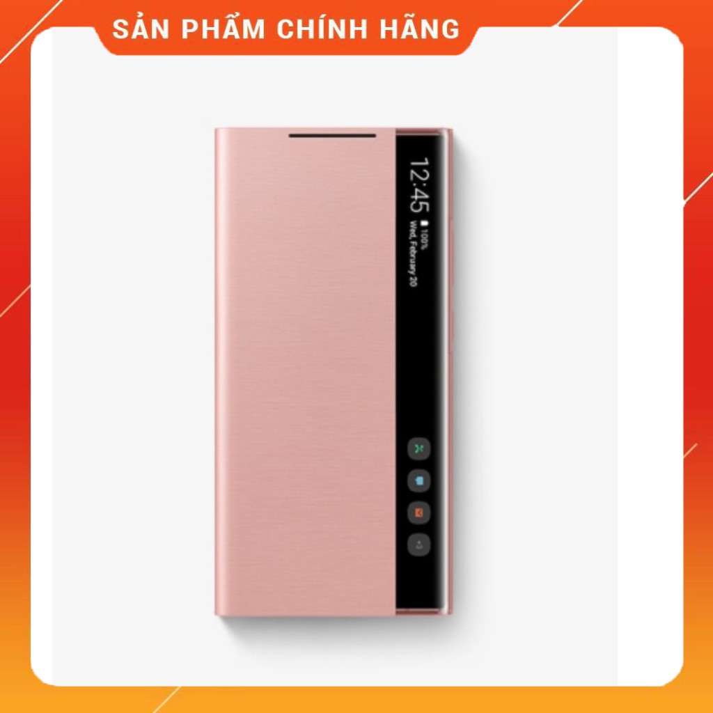 Bao da clear view samsung note 20 ultra/ ultra 5g ✅vuốt trả lời ✅ kháng khuẩn chính hãng