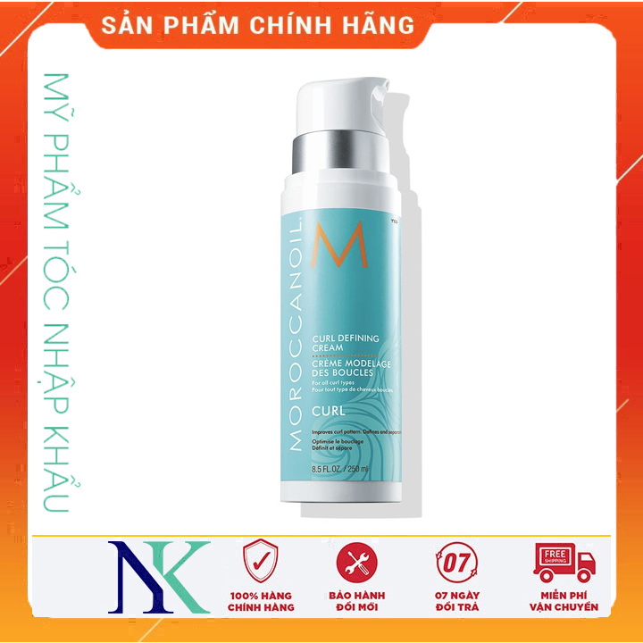 [HCM]Kem Định Hình Sóng Xoăn -Moroccanoil Curl Defining Cream -250Ml