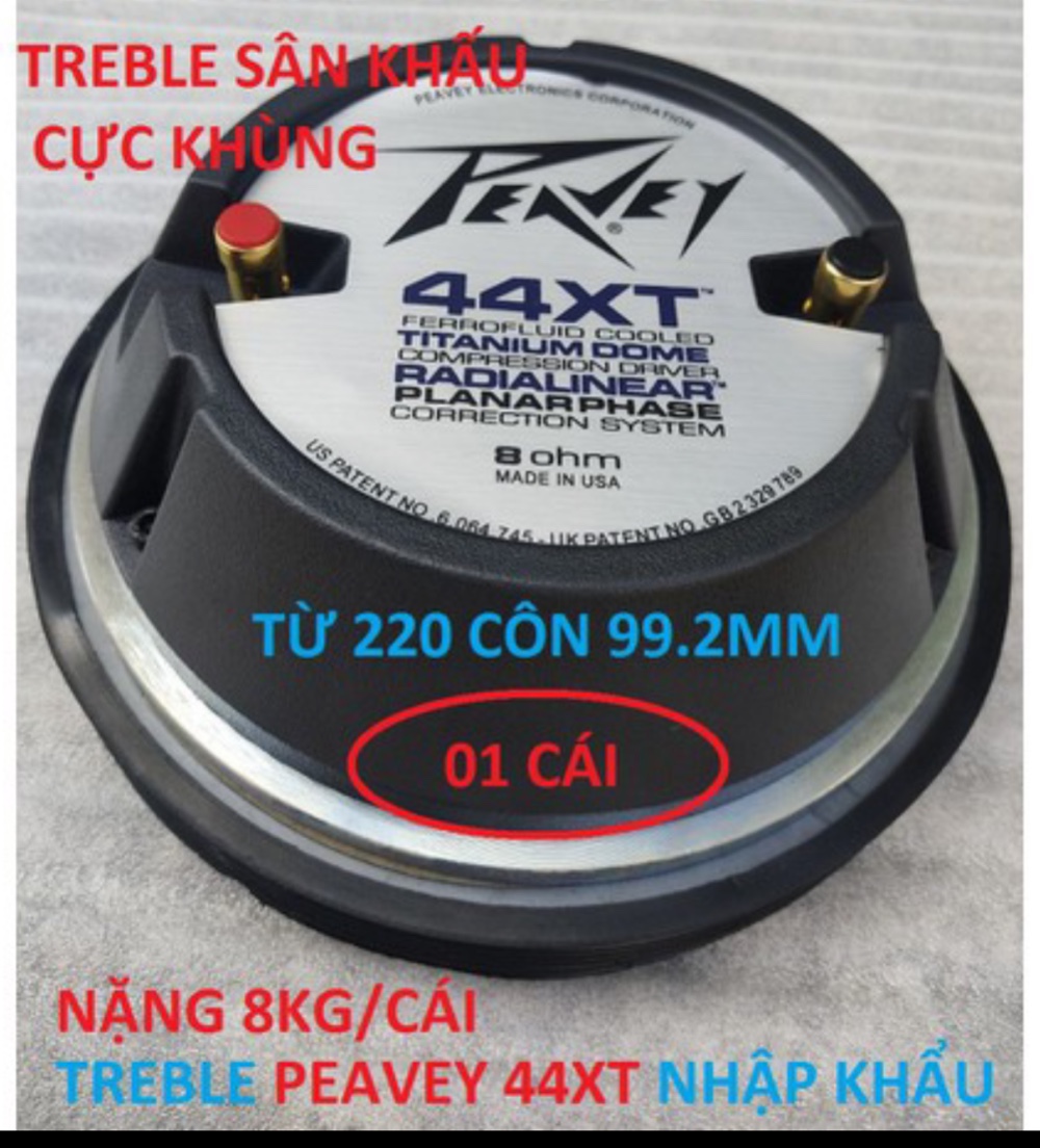 CỦ TREBLE KÈN TỪ 220 CÔN 100 PEAVEY 44XT NHẬP KHẨU - GIÁ 1 CÁI - LOA TREBLE SÂN KHẤU - 1loapeavey44XT