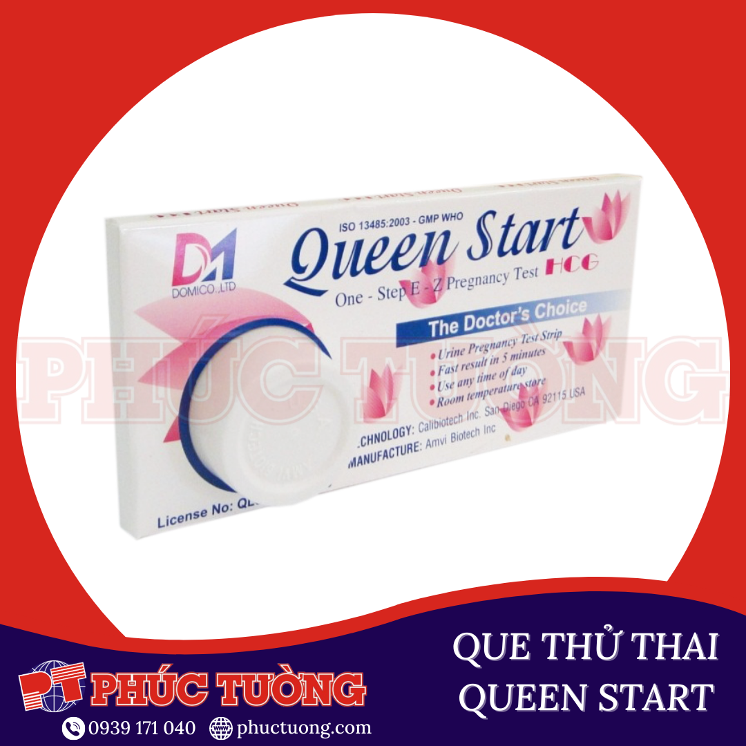 Combo 10 que thử thai Queenstart 2.4