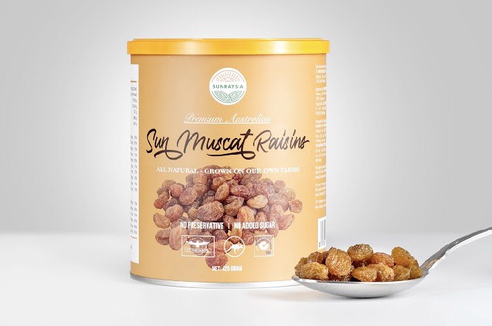 Nho khô Úc Sun muscat lon 425 gr