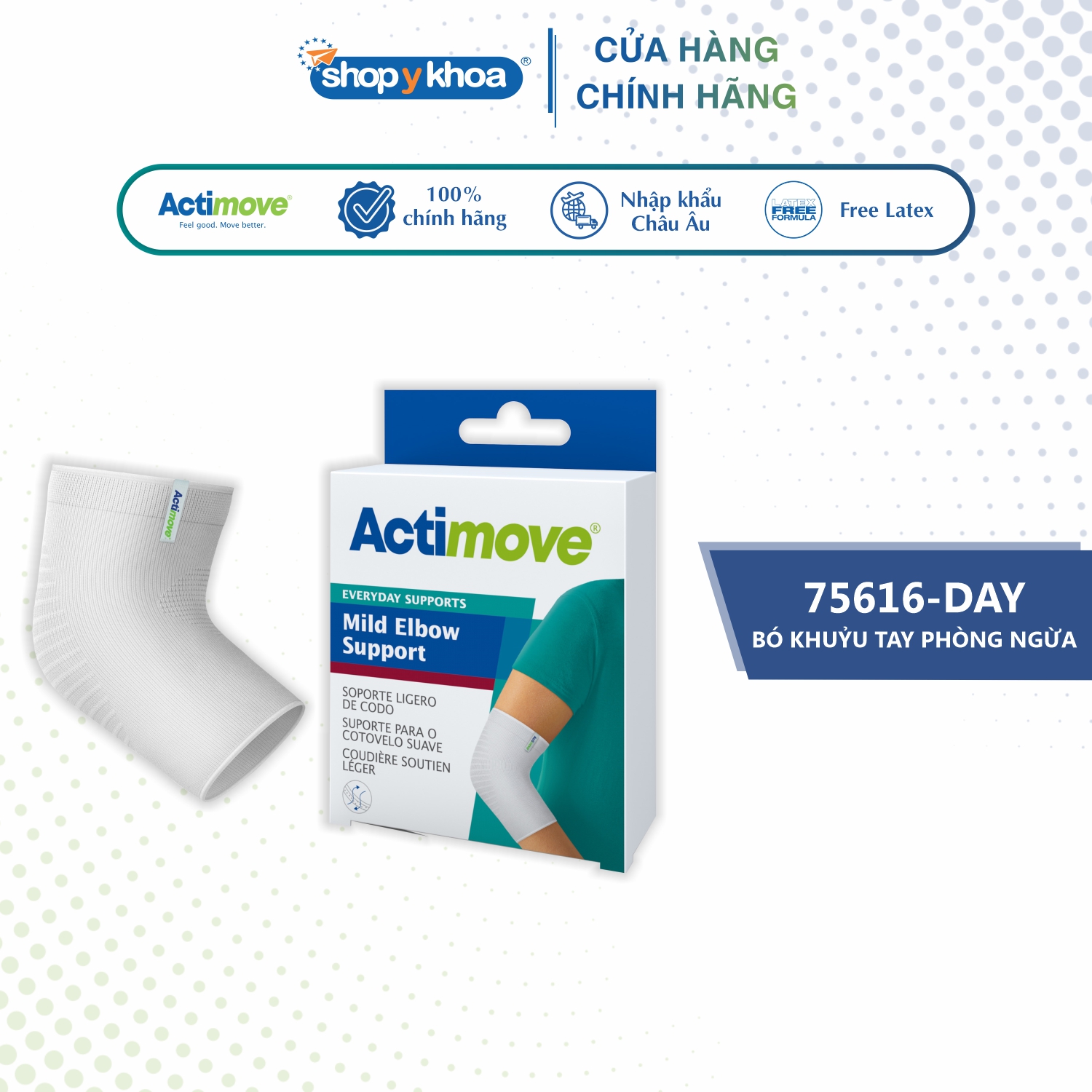 Bó khuỷu tay phòng ngừa 75616-DAY Actimove Mild Elbow Support