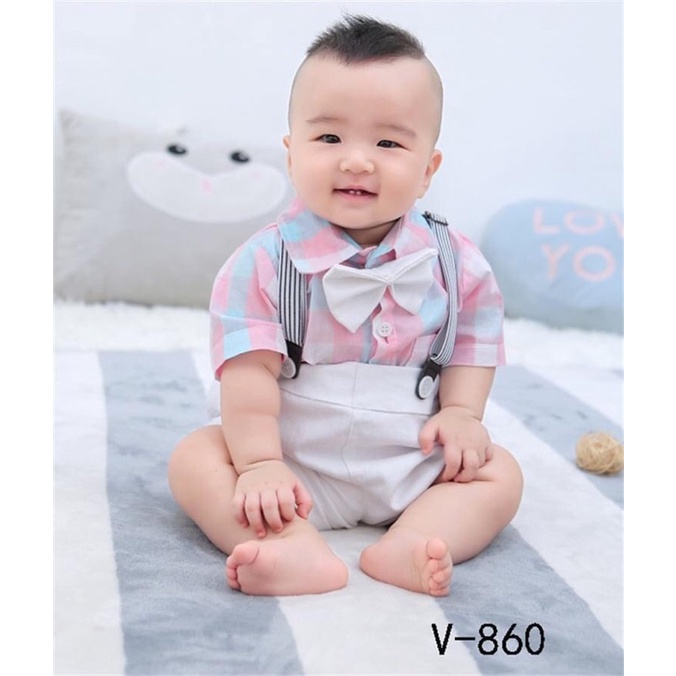 Set yếm đùi cho bé trai 3-13kg