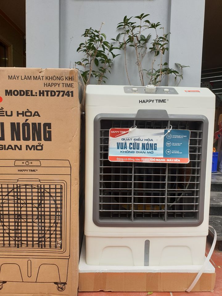 Quạt điều hòa Sunhouse HTD7741 120 W 23 lít , quạt cộng nghiệp cơ, quạt gia đình - hàng trưng bày bảo hành 12 tháng