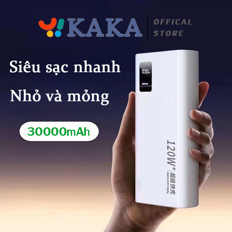【Phiên bản nổ 30000mAh】20000mAh 30000mAh công suất cao 22.5W sạc nhanh cho Apple Huawei PD120 Nhẹ và mỏng