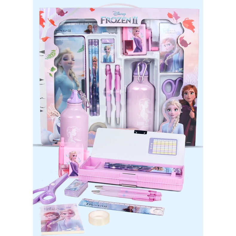 Bộ dụng cụ học tập 13 món - the avenger - princes - elsa - mickey