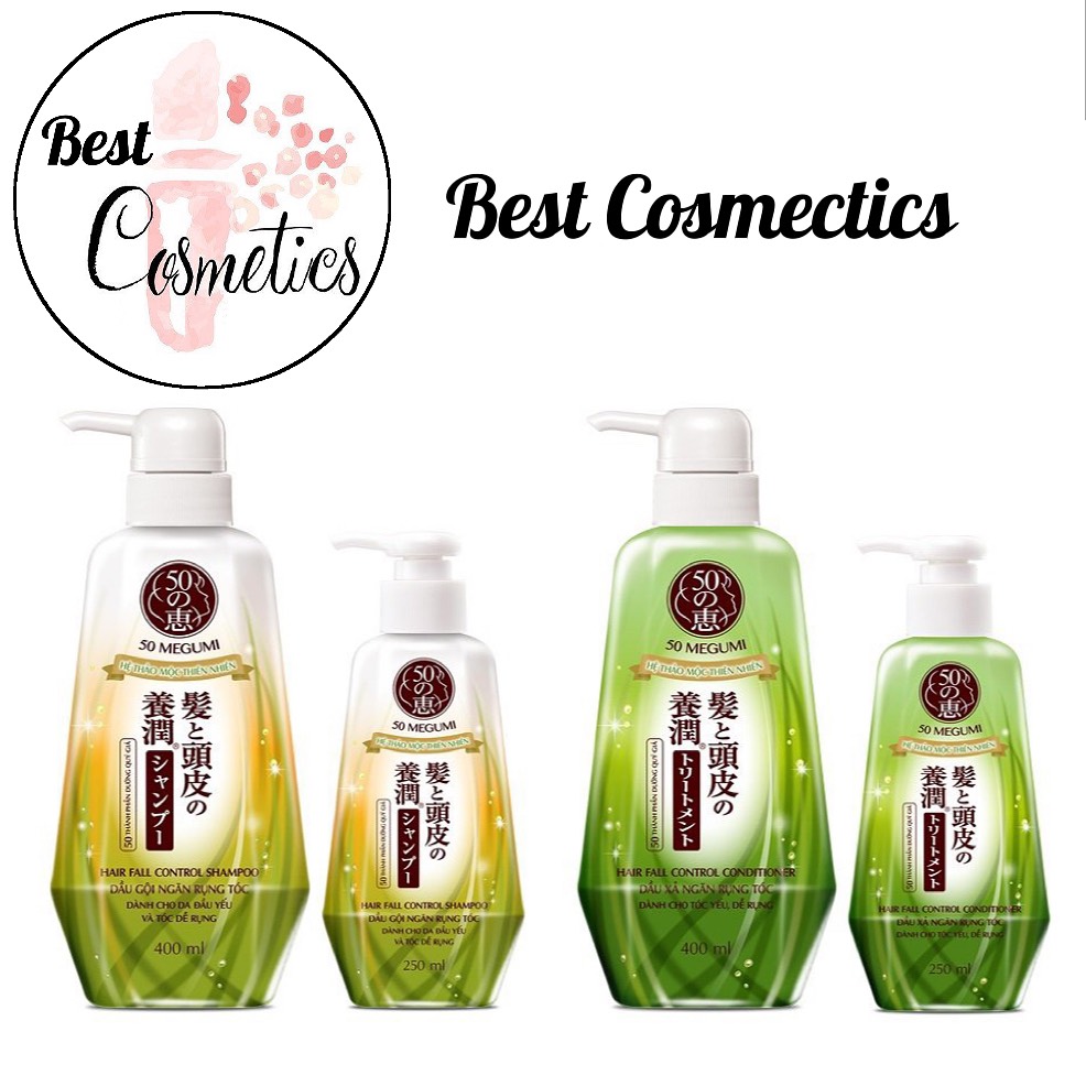 Bộ sản phẩm ngăn rụng tóc megumi mẫu mới 400ml & 250ml