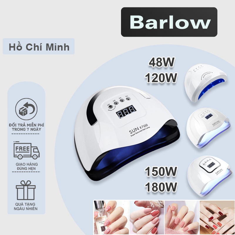 Máy hơ gel đèn led 48w/120w/150w/180w/220w sun 5 ~ sun x11 max